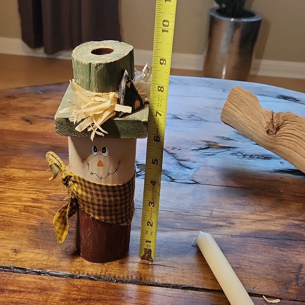🚦3for$15🚦Primitives Scarecrow Candleholder